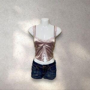 F21 Light Purple Lace Trim Fairy Top